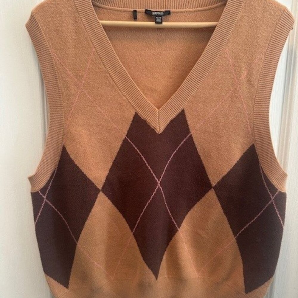 Buffalo Argyle Vest - XL
